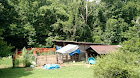 View of our barn and garden in TN